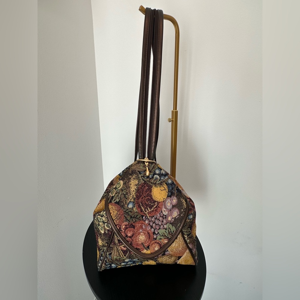 Artistic Fruit Pattern Tapestry Backpack - image 6